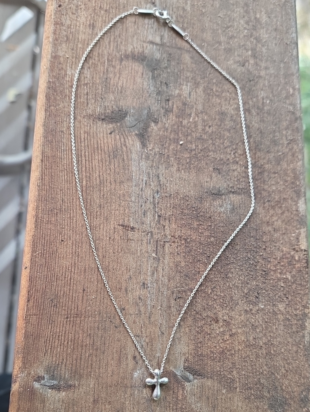 Tiffany & Co Elsa Peretti Cross Necklace
